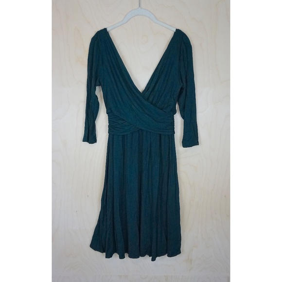 ModCloth (Peach Love California) "Takes You to Tango Dress" Dress in Green - Picture 4 of 7